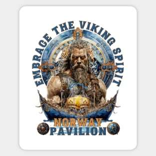 Embrace the Viking Spirit Norway Pavilion Epcot Sticker